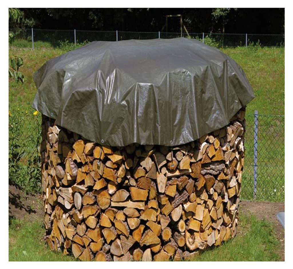 PolyTarp 210 PE-Abdeckplane (Farbe Grün, 3 m rund, 13 mm Obrázok produktu 