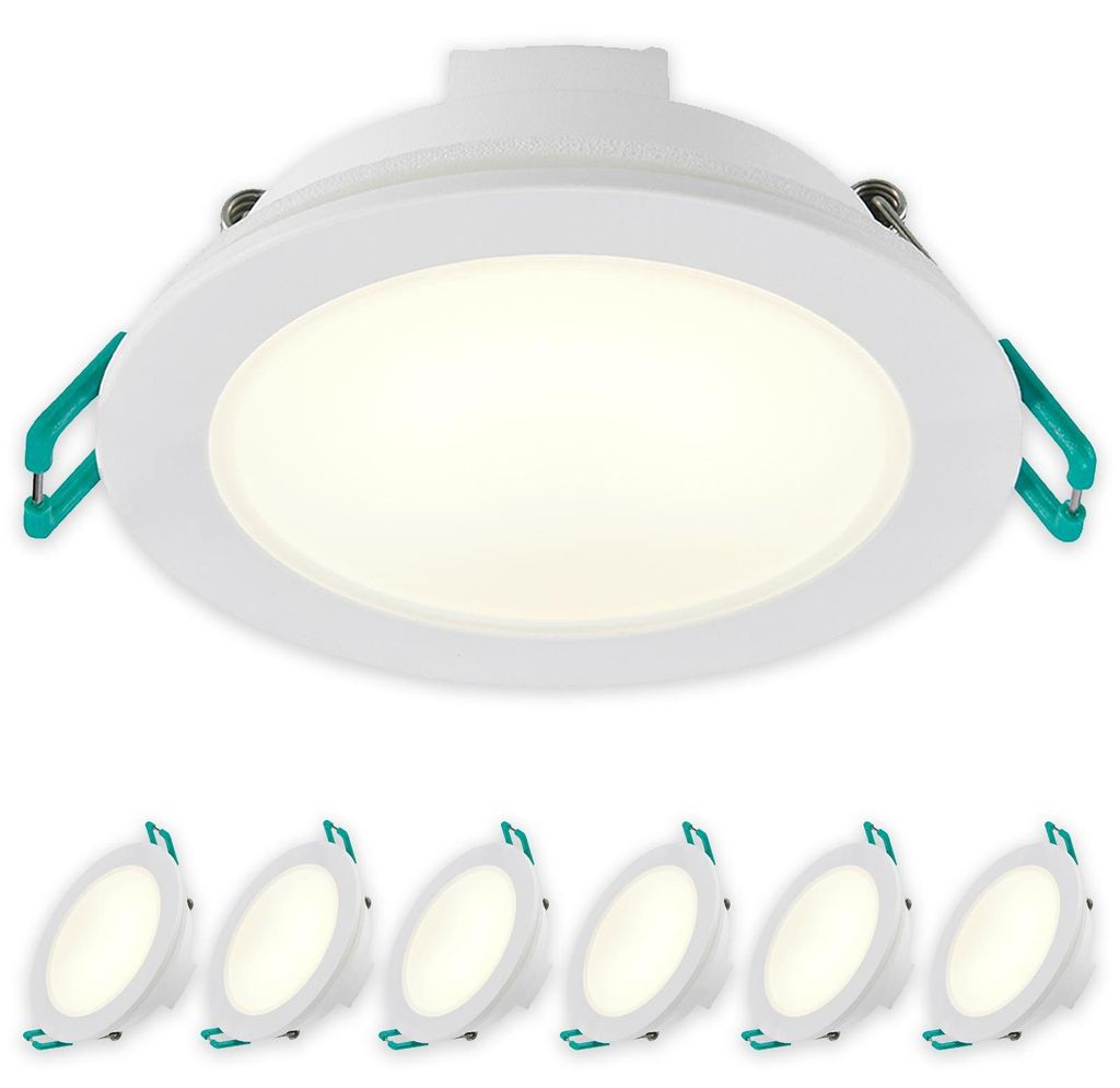 SYLVANIA LED Einbaustrahler 230V | 6er Pack | Warmweiß | Produktbild 
