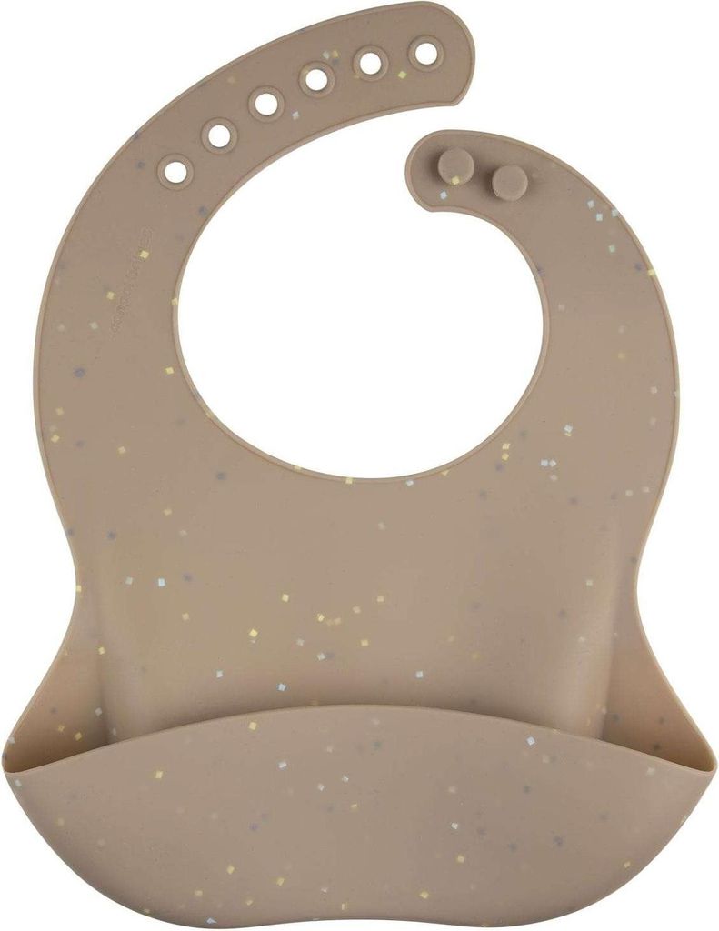 Canpol Babies Silikonltzchen mit Tasche - DOTS Beige