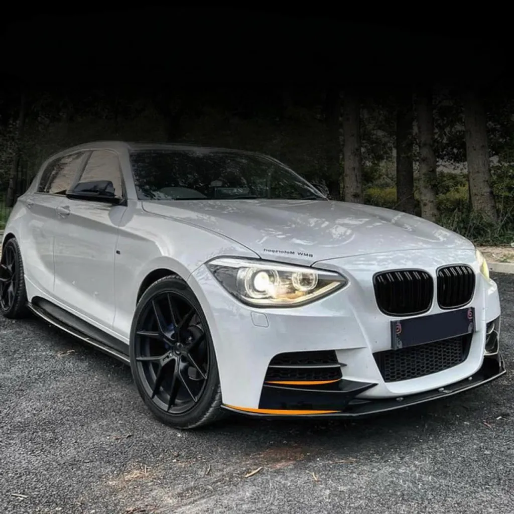 Splitter avant Sport Noir Brillant pour BMW Série 1 F20 F21 M-Sport