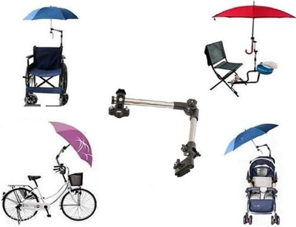Support de parapluie universel pour guidon de vélo ou fauteuil roulant