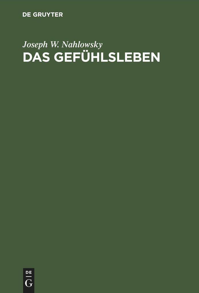 Das Gefühlsleben