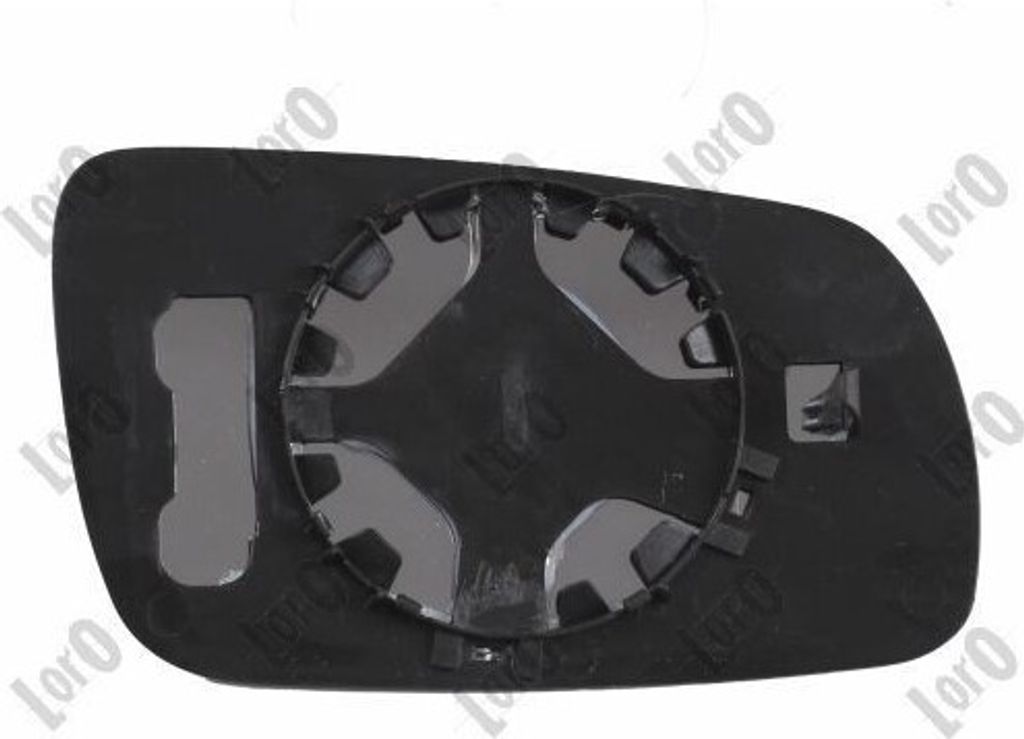 ABAKUS 3505G01 Spiegelglas, Außenspiegel OE 1U1857521B kompatibel mit Fabia, Octavia