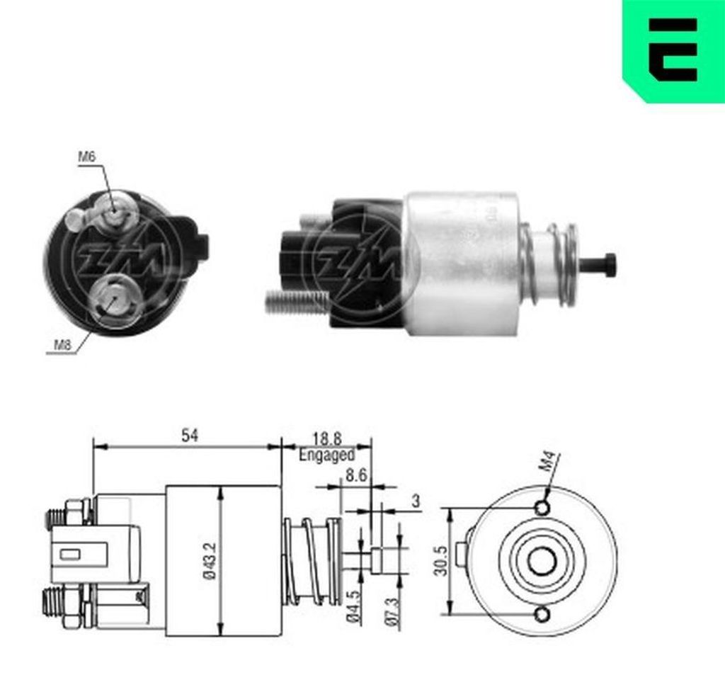 Magnetschalter, Starter MAGNETI MARELLI 940113050590