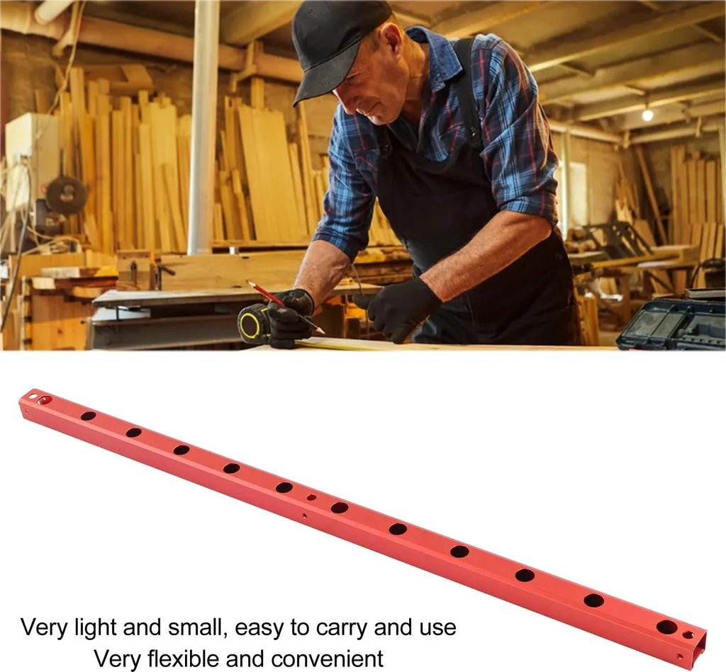 Profilé aluminium pré-percé pour fixer vos guides de coupe sans jeu - 20