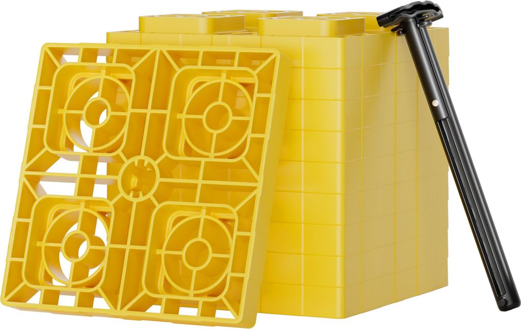 Podložky pod kolesá Wiltec pre karavany 10 kusov do 13,5 t Obrázok produktu 