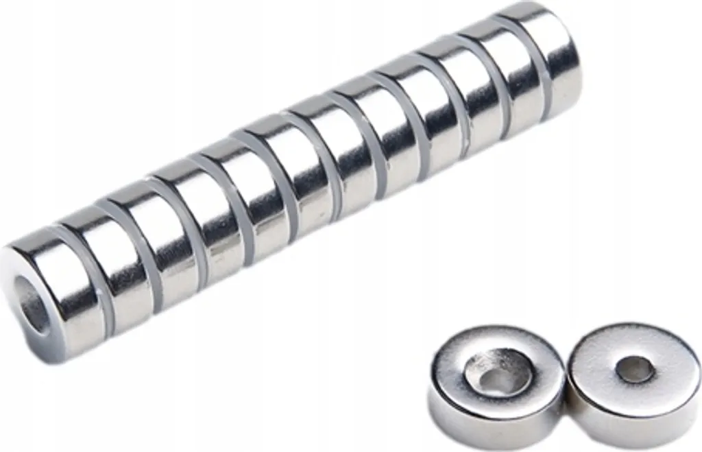 OFFERTA 25 MAGNETI NEODIMIO N38 14x5mm - SVASATI PER VITE MP