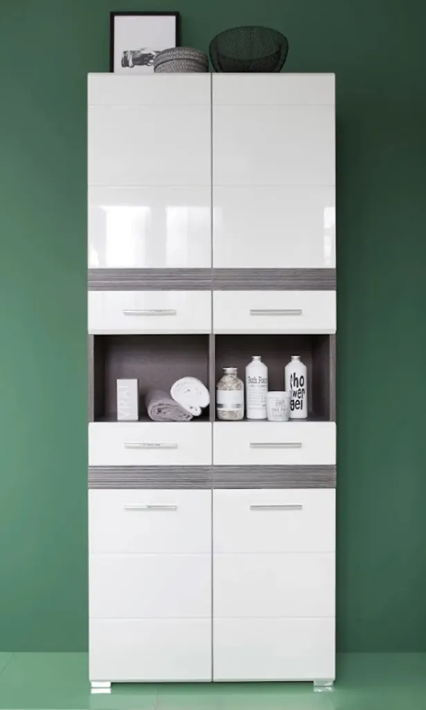 Optimisation salle de bain : Armoire Rootz 73 x 182 x 31 cm spacieuse - 7