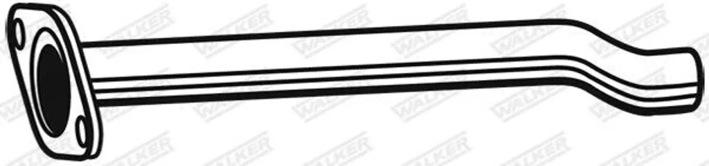 Tuyau de liaison échappement 1220mm pour Octavia et Leon - WALKER 10643