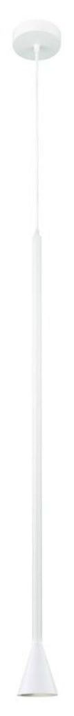 ACA Pendelleuchte 1XGU10 CLOUZOT, weißes Metall, IP20, D7,5 x T10 x H190 cm, YL22801PWH