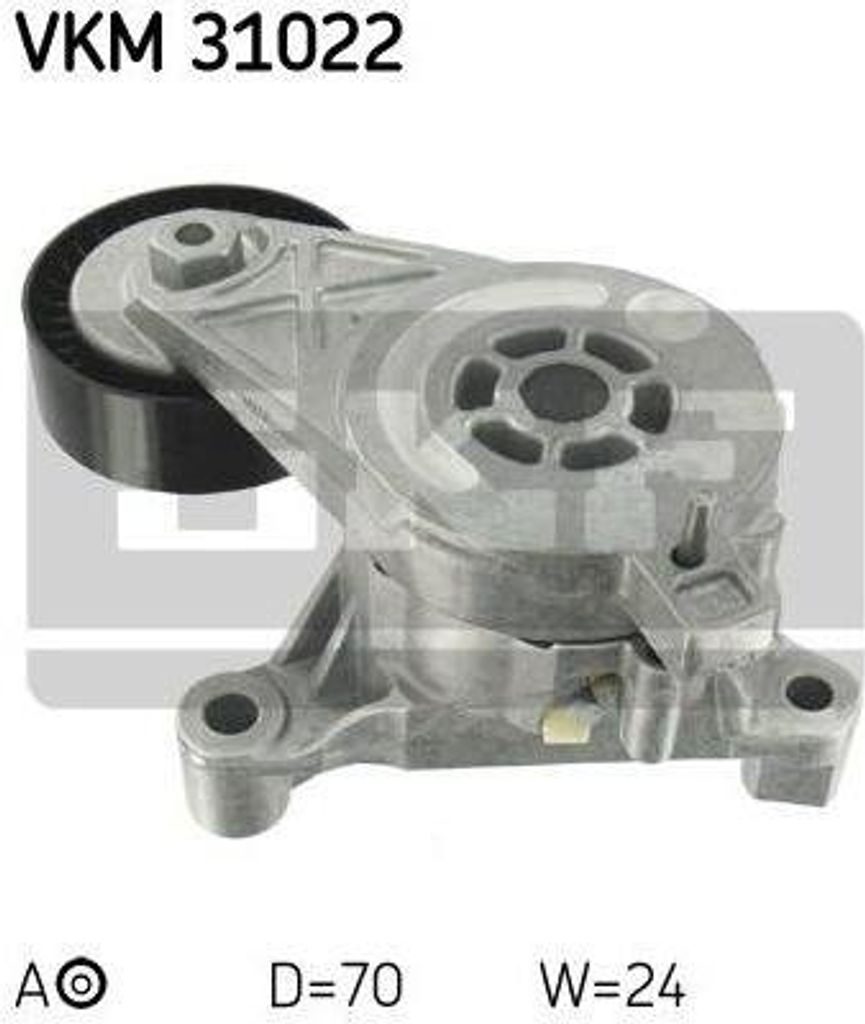 SKF Spannrolle für Keilrippenriemen für Audi Seat Leon Altea Skoda VW