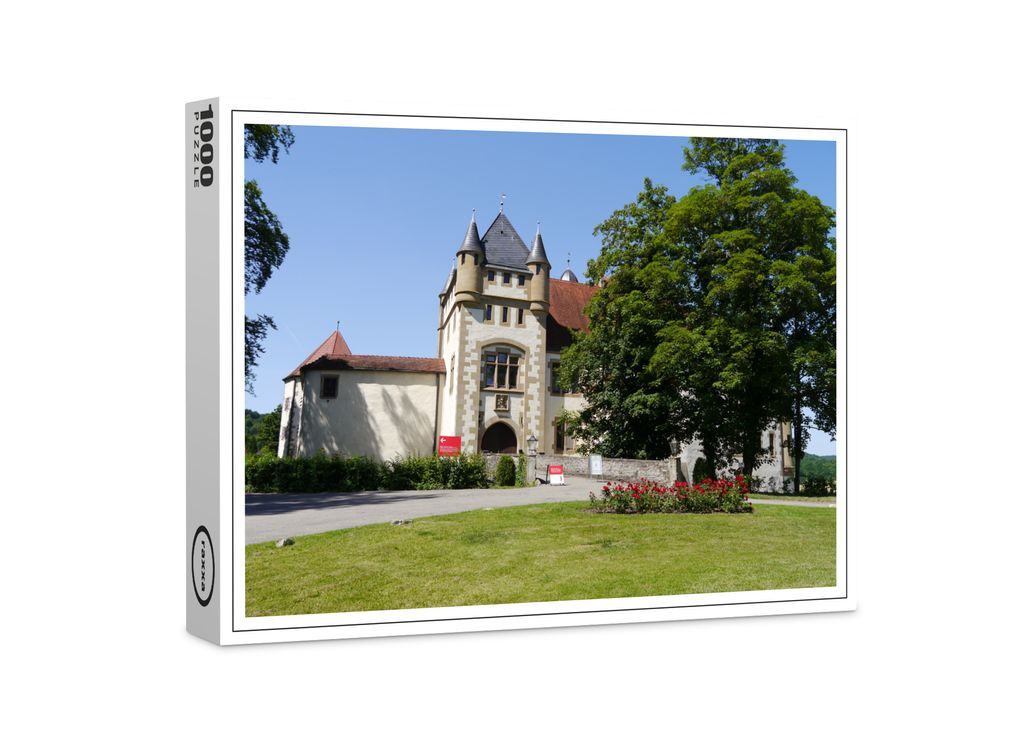 raxxa Premium-Puzzle "Schlossturm Schloss Götzenburg Jagsthausen", 1000 Teile