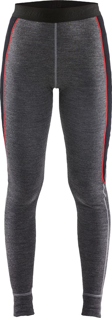 Blakläder Damen Thermo-Leggings 7245 1736 in div. Farben, Farbe:mittelgrau/schwarz, Größe:XS