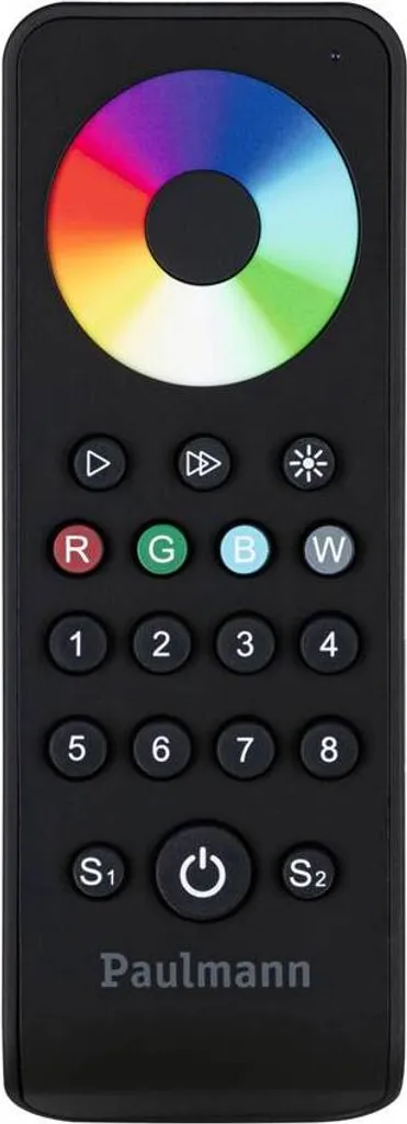 Télécommande Paulmann IP20 Noir Grand Format 535mm en Plastique Robuste - 2