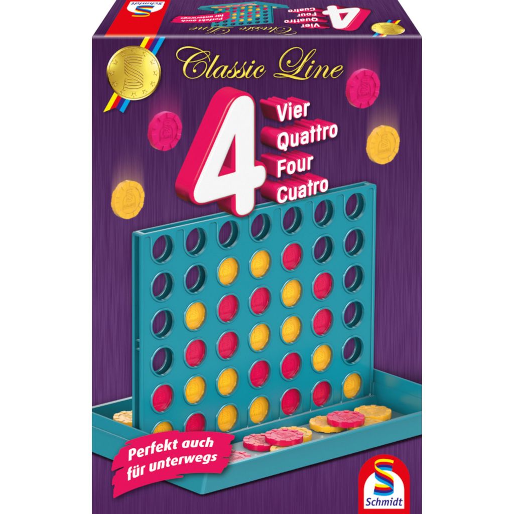 Schmidt Spiele Vier - Classic Line, Brettspiel, Taktisch, 6 Produktbild 