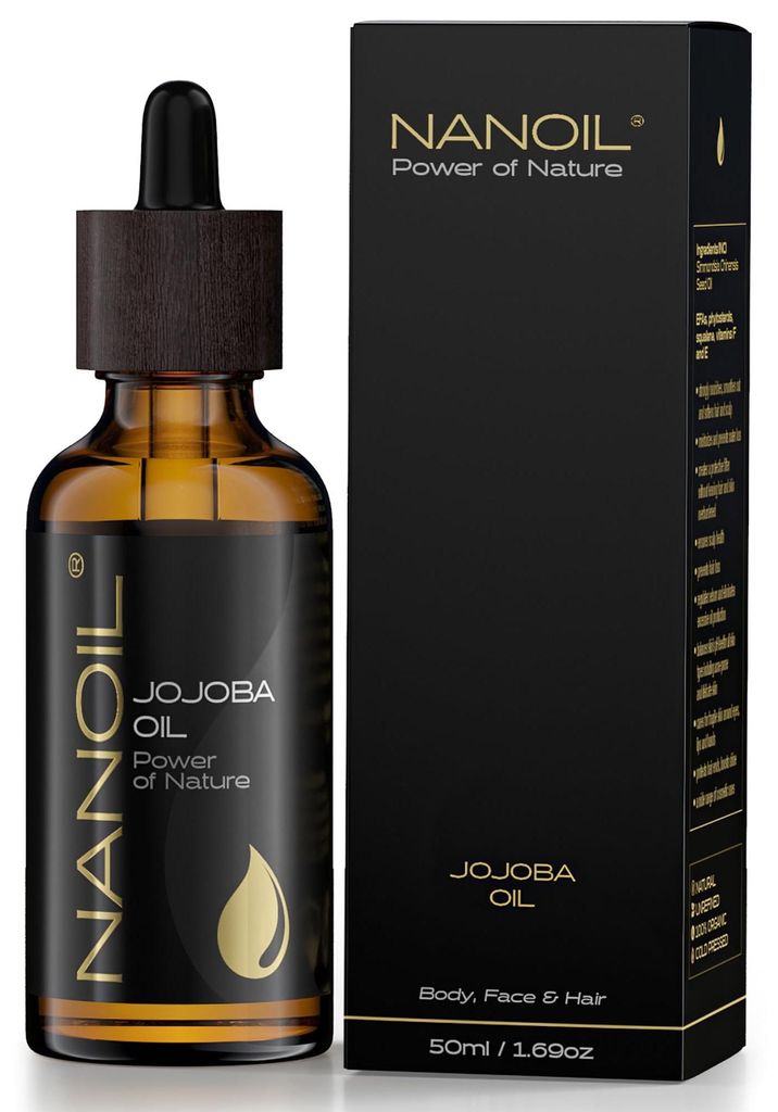 Jojobaöl Nanoil Jojoba Oil 50ml - natürliches, reines, Produktbild 
