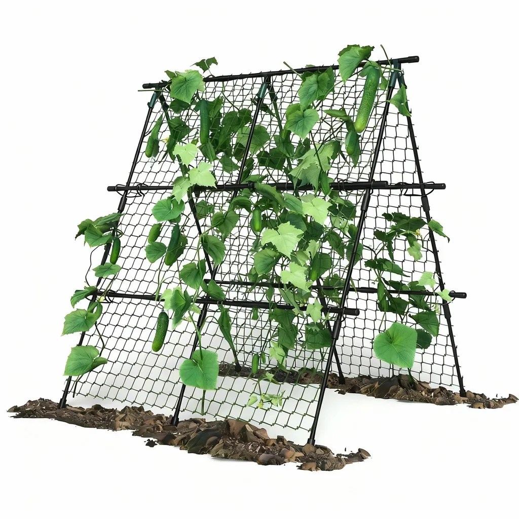 Treillis pour plantes robuste en métal 120x120 cm spécial tuteurage jardin