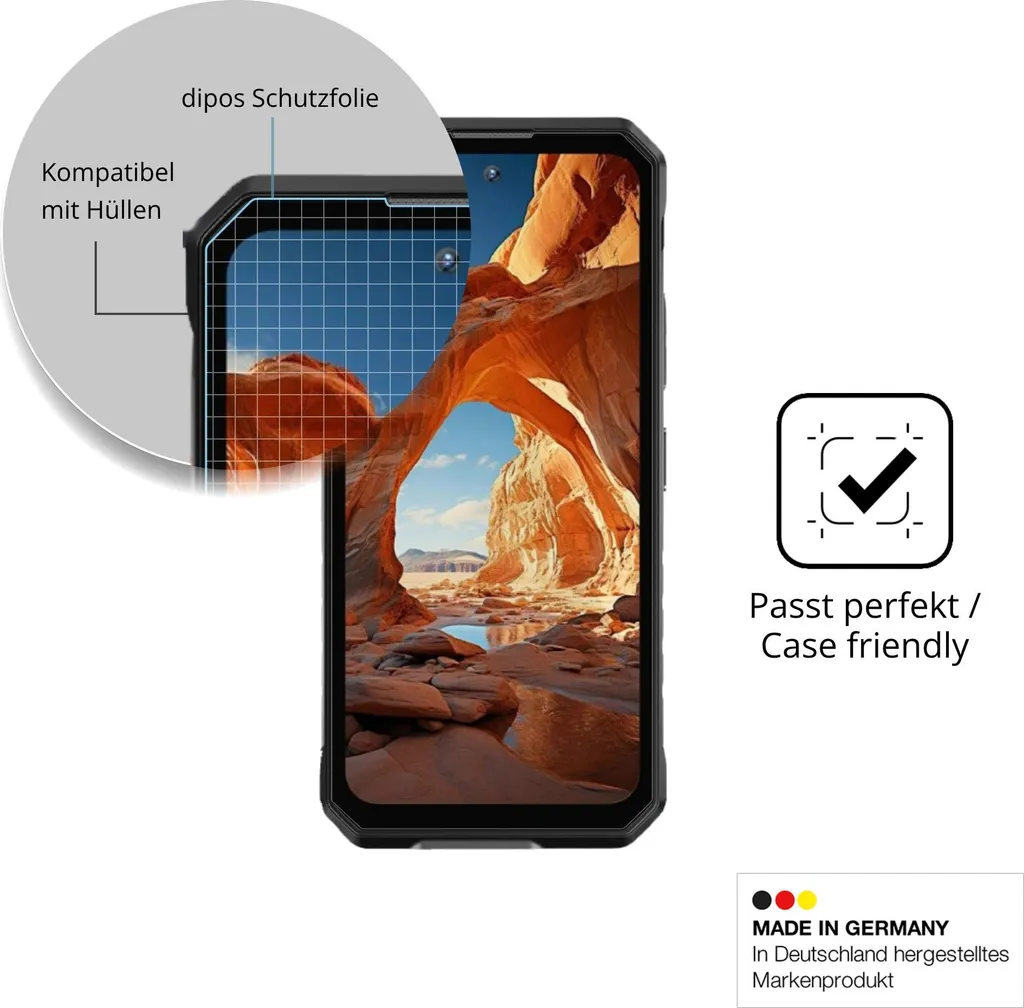 Protezione Display Oukitel WP58 Pro - Kit 4 Pellicole dipos Antigraffio - 6