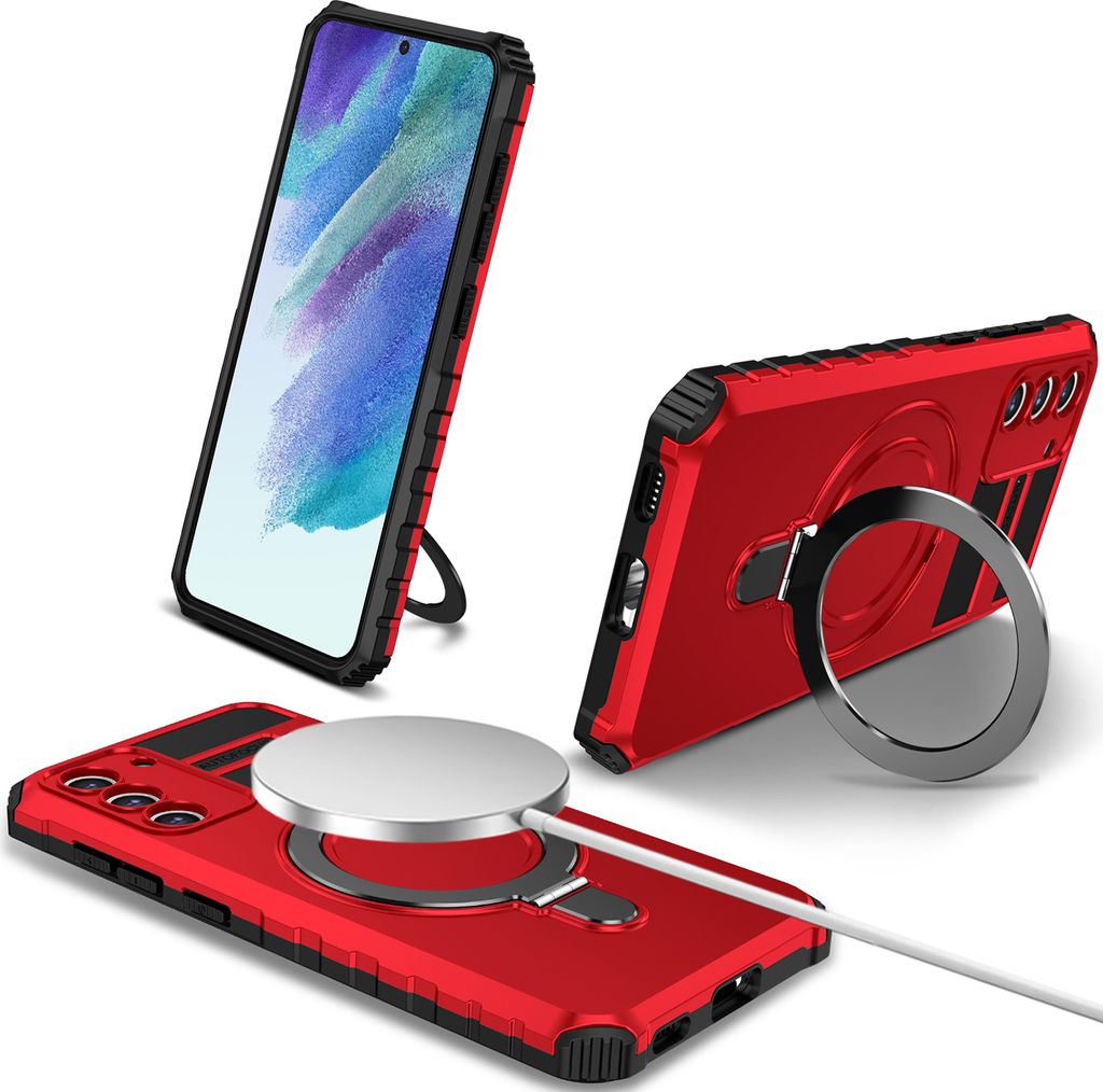 Pro Samsung Galaxy S21 FE 5G Pouzdro Magsafe Magnetic Ring Obrázek produktu 