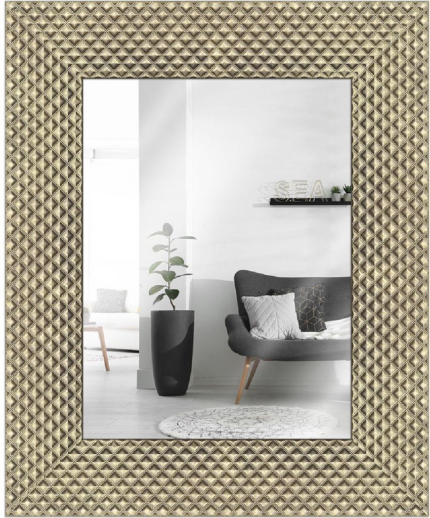 MendeFrames Wandspiegel H225 Modern Gold 30x30 cm