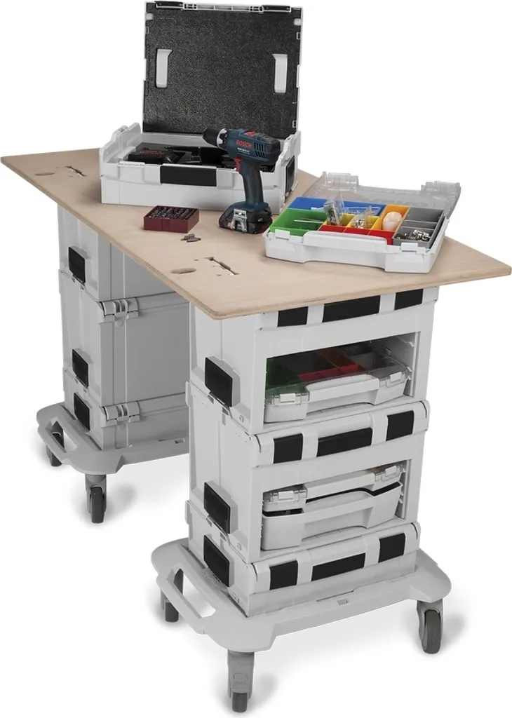 Plan de travail roulant 1400x700 BS Systems LB surface durable