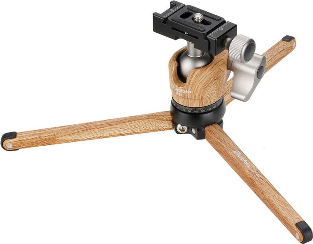 Leofoto MT-01 (wood) + LH-25 (wood) Table Top Tripod and Ball Head Kit