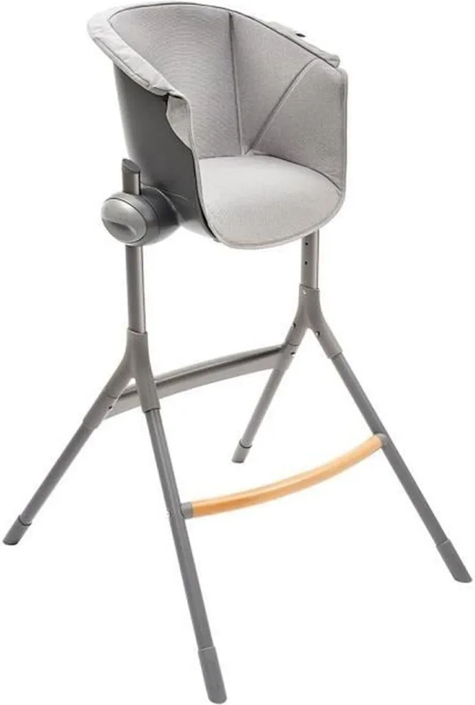 Coussin BEABA pour Chaise Haute Up&Down Ergonomique Rembourré Gris 3 ans