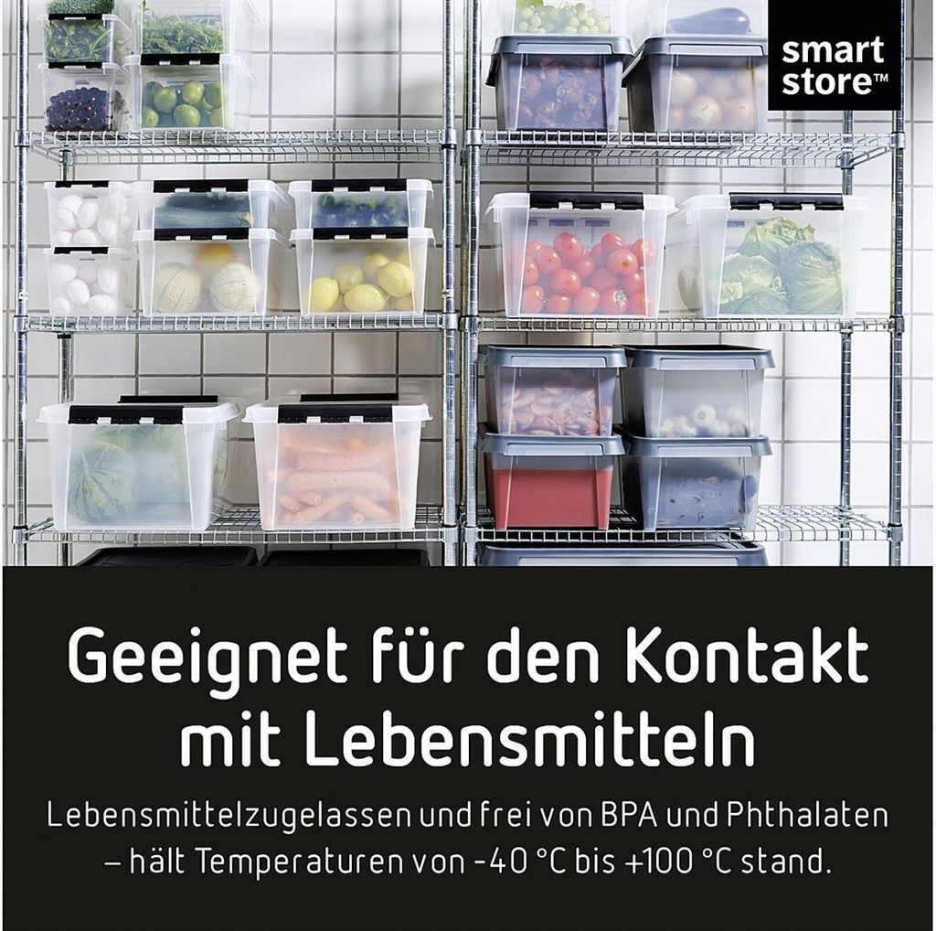 smartstore Aufbewahrungsbox DRY 15, 12 Liter, anthrazit Produktbild 24