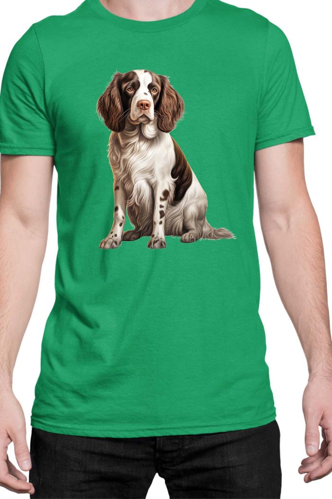 Herren T-Shirt Dogs Breeds French Bulldog Dog Breed 005, Man S / Grün