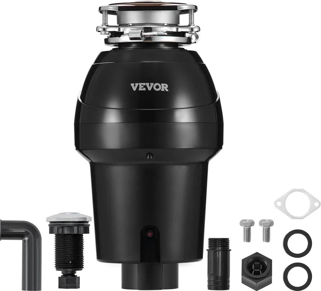 Broyeur d'Évier pour Cuisine, Système de Broyage Alimentaire 1,25 CV