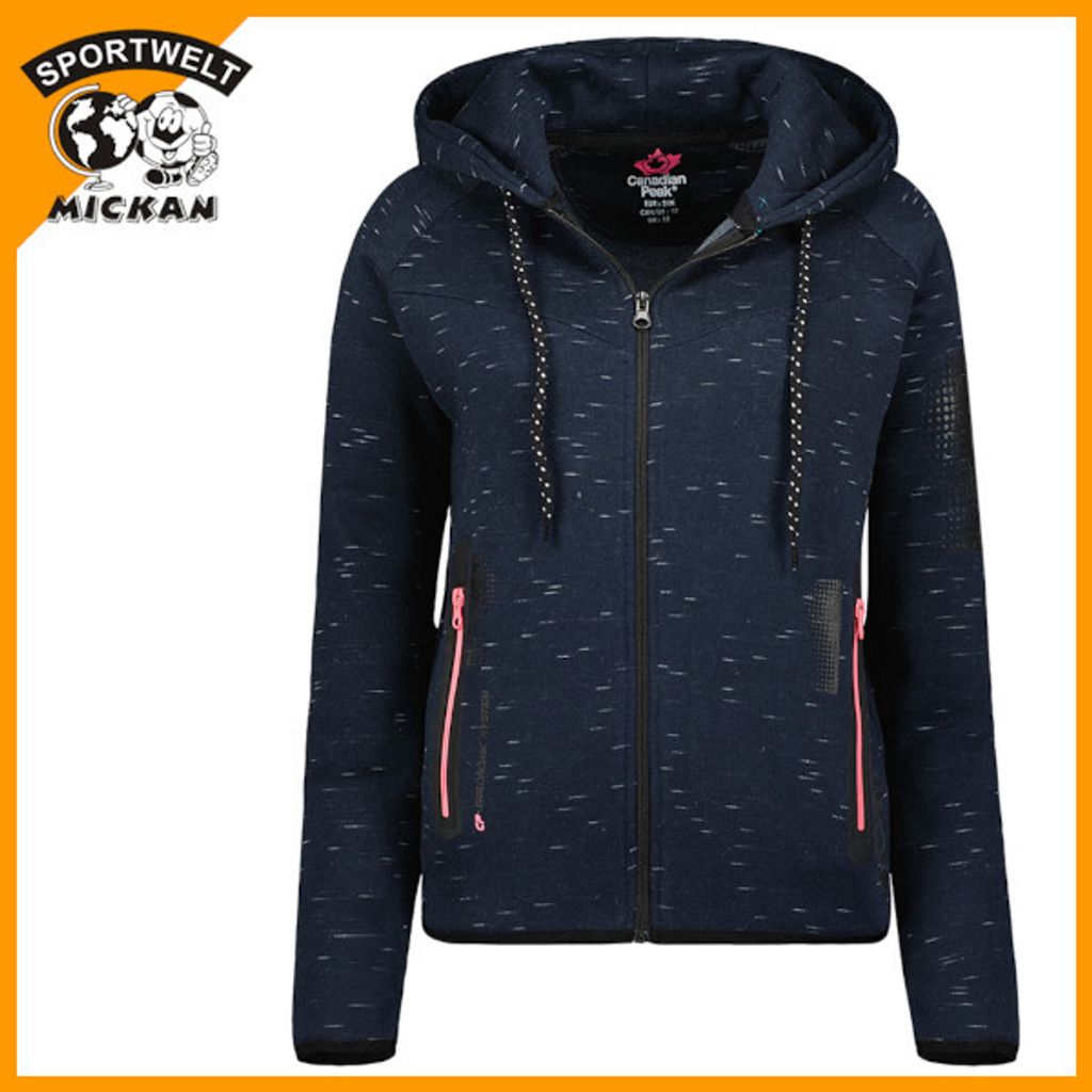 Canadian Peak Damen Sweatjacke Fanatic Hoodie Gr.XL navy blau (RBMWD348F/CP)