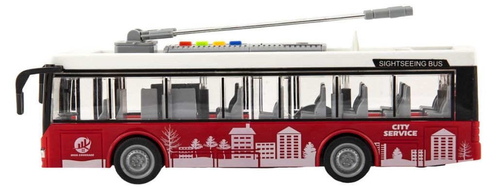 TEDDIES Bus/Wagen auf Schwungrad 28 cm Produktbild 