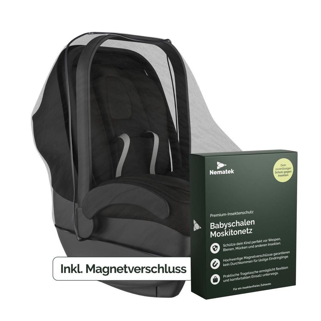 Premium Baby Mückenschutz Netz mit magnetischer Produktbild 
