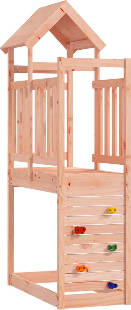 Spielturm Braun 53 x 110,5 x 214 cm Massives Douglasienholz