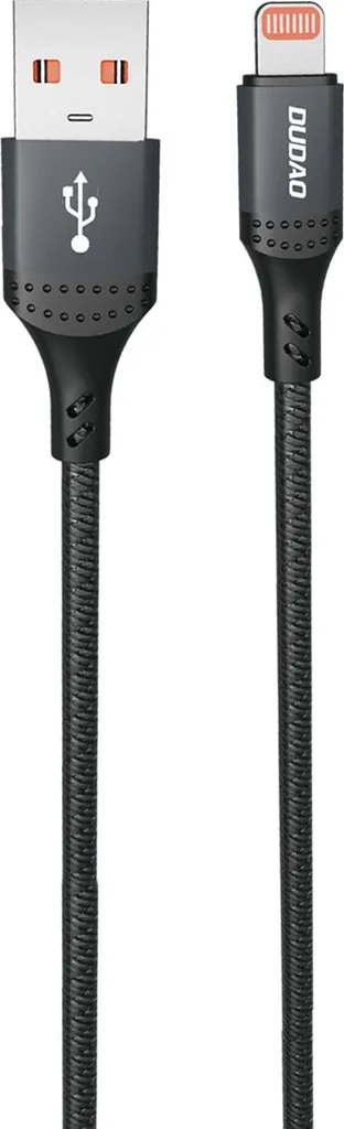 Dudao L3Sl Cavo Lightning 1.2M 30W Nero - Nylon Anti-Groviglio per Auto