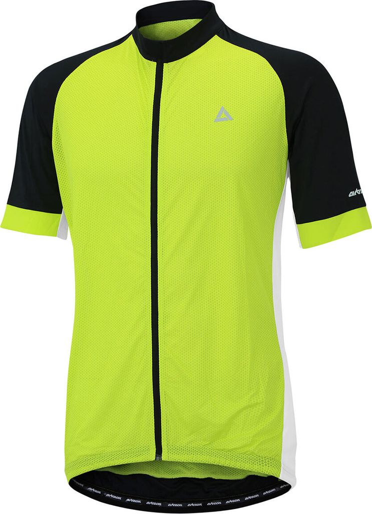 Airtracks Fahrradtrikot Kurzarm Pro Team Line neon-schwarz S