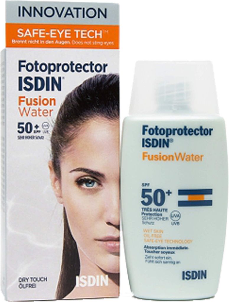 ISDIN Fusion Water LSF 50 Sonnencreme für das Gesicht zur Produktbild 