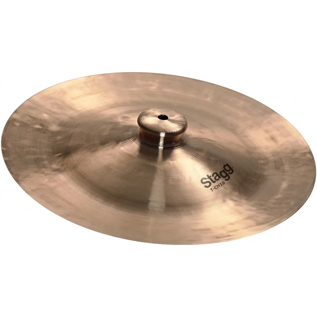 Cymbale d'Effet China Stagg T-CH16 16" en Bronze pour Batterie