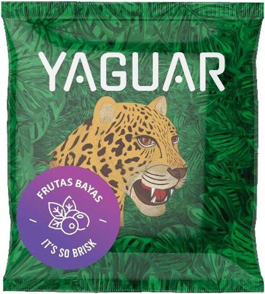 Yaguar Yerba Mate Tee Frutas Bayas 50g