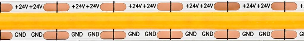 SIGOR 10W/m COB mini cut LED-Streifen 3000K 5m 528 LED/m IP20 24V 710lm/m RA90 Warmweiss