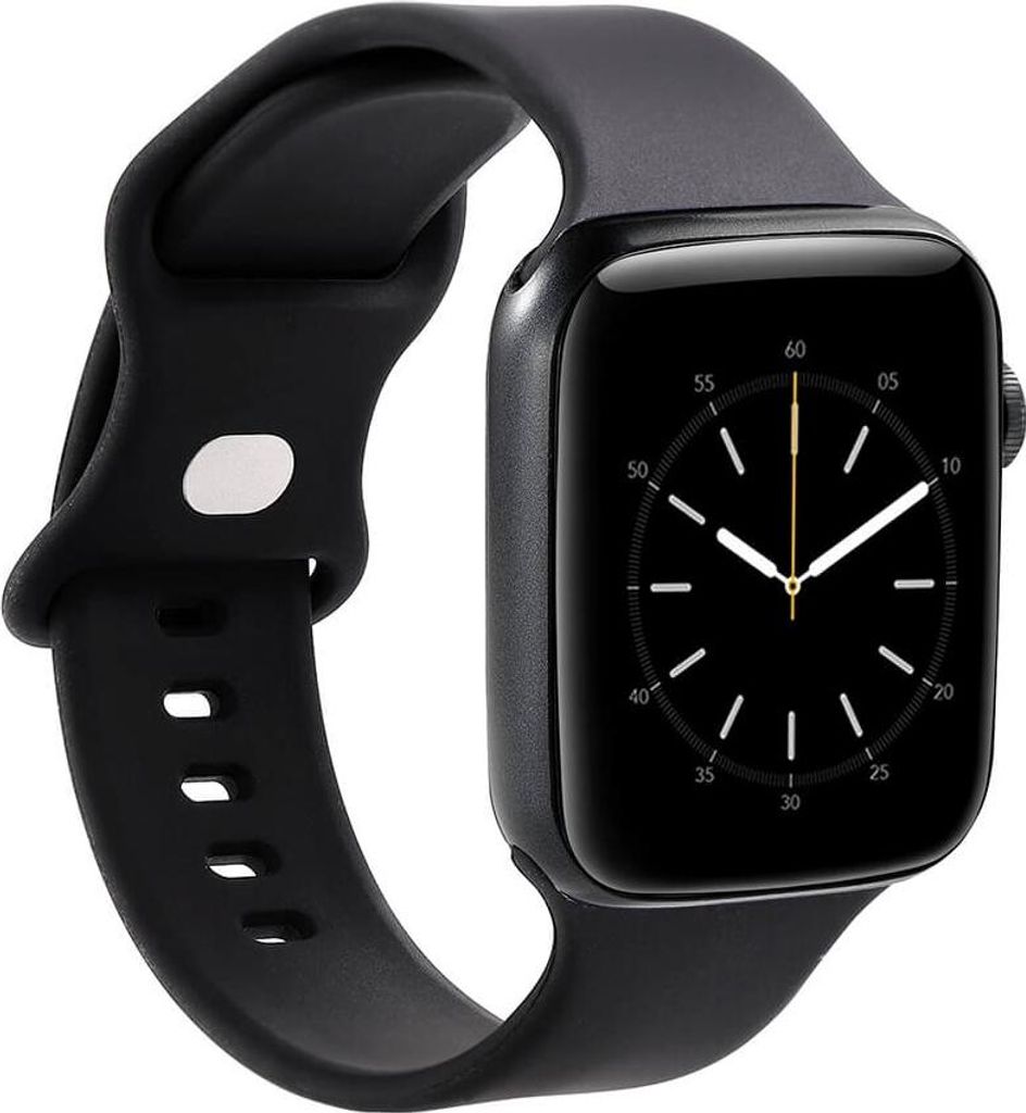 GEAR Armband Silikon SCHWARZ Apple Watch 38/40/41