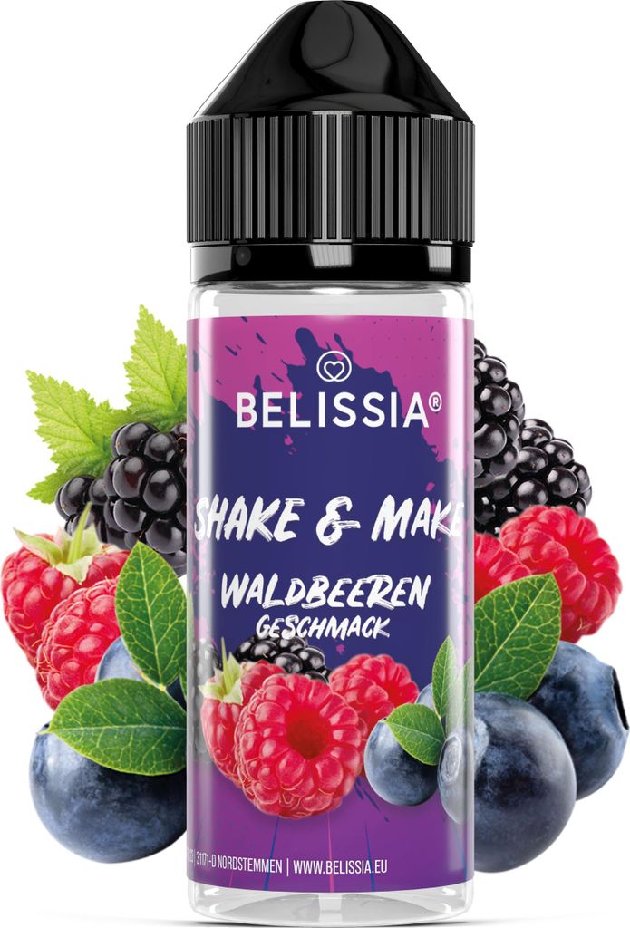 Belissia Shake and Make Waldbeere - 10ml hochdosiertes Produktbild 