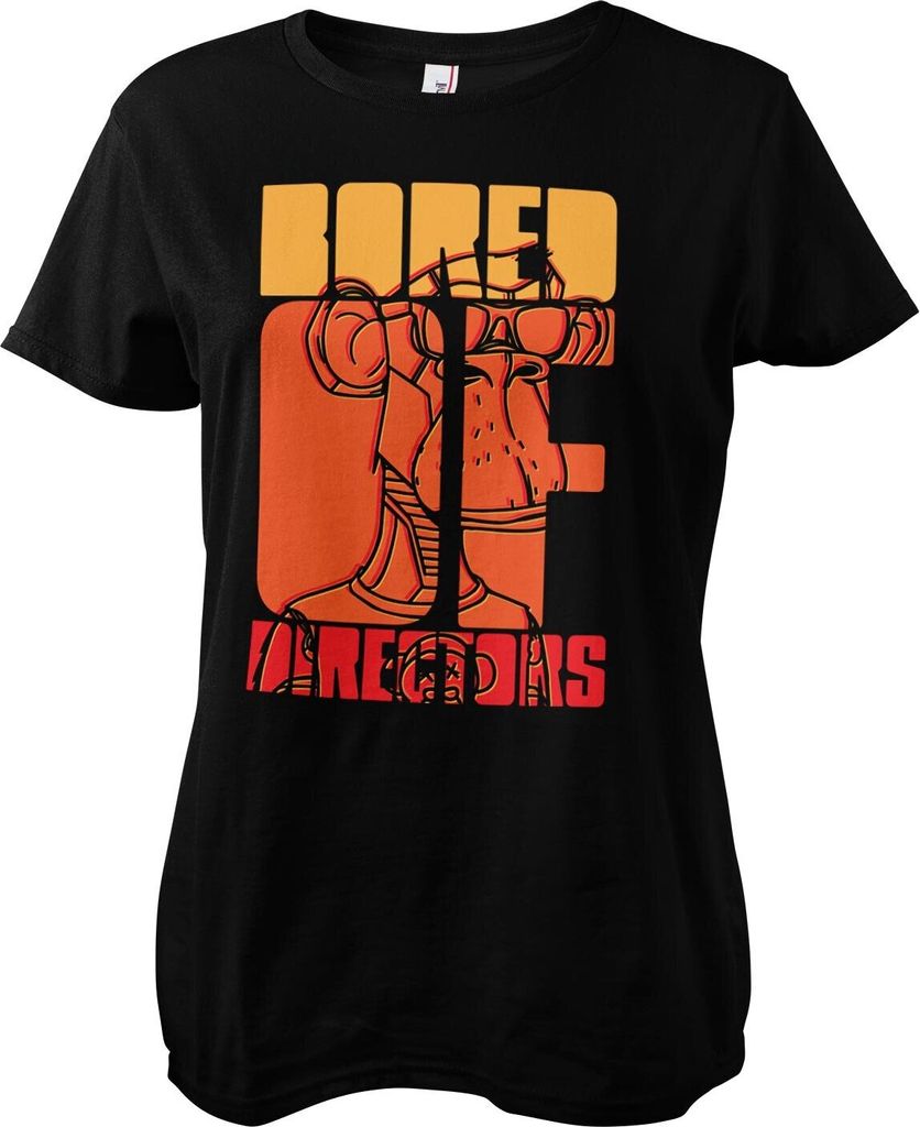 Bored Of Directors Stacked Girly Tee - Large - Black Produktbild 