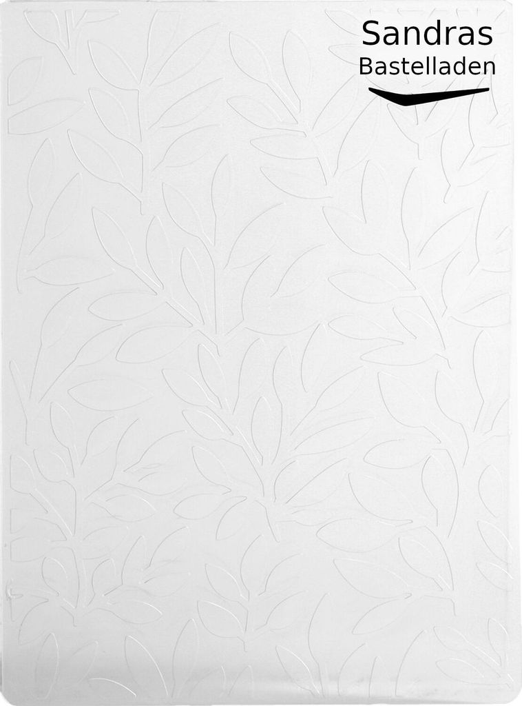 Sandras Embossing-Prägefolder/ -schablone 10,8x15cm Zweige mit Blättern