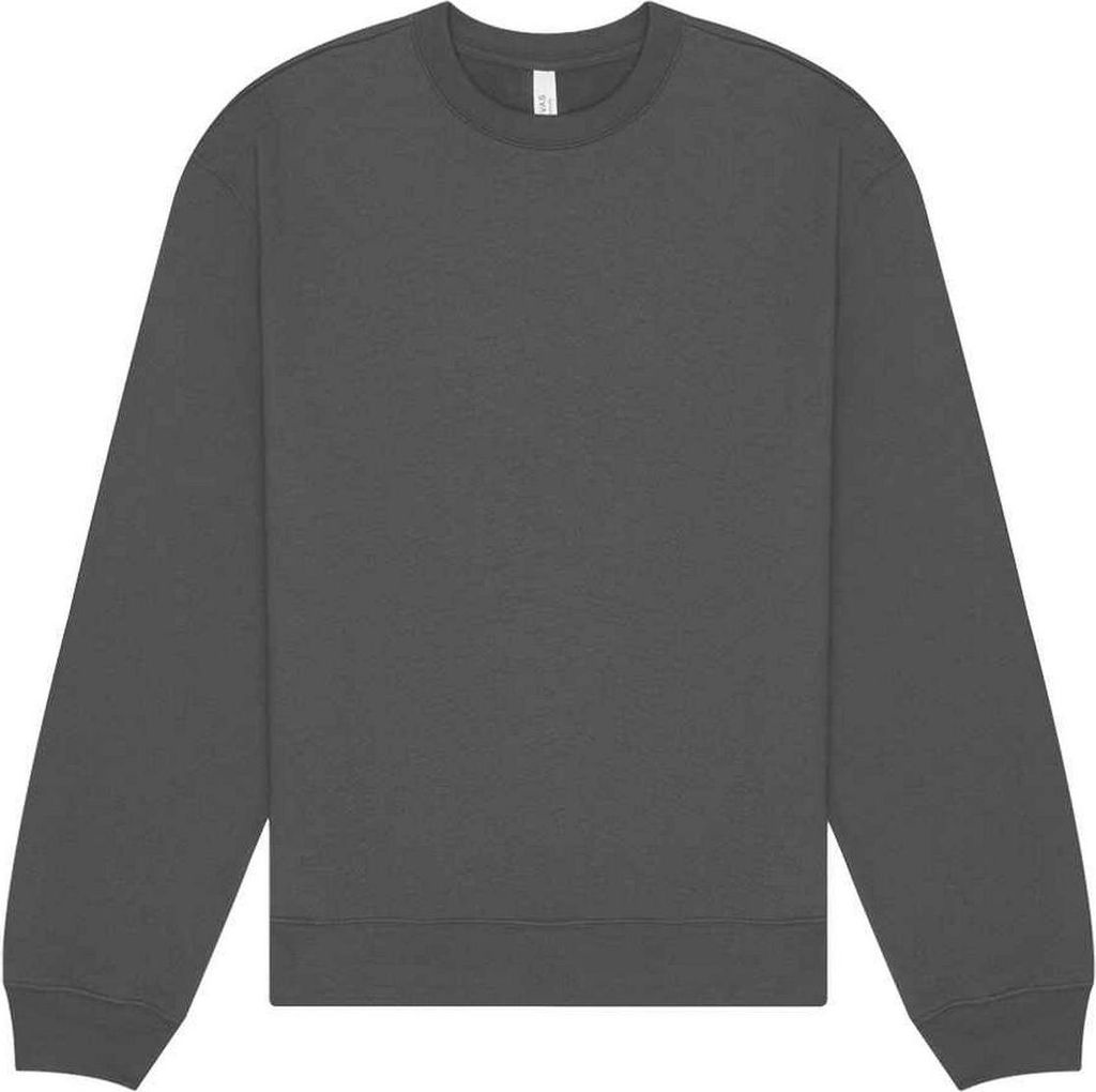 Bella + Canvas - Sweatshirt Rundhalsausschnitt für Herren/Damen Uni RW10668 (M) (Asphaltgrau)