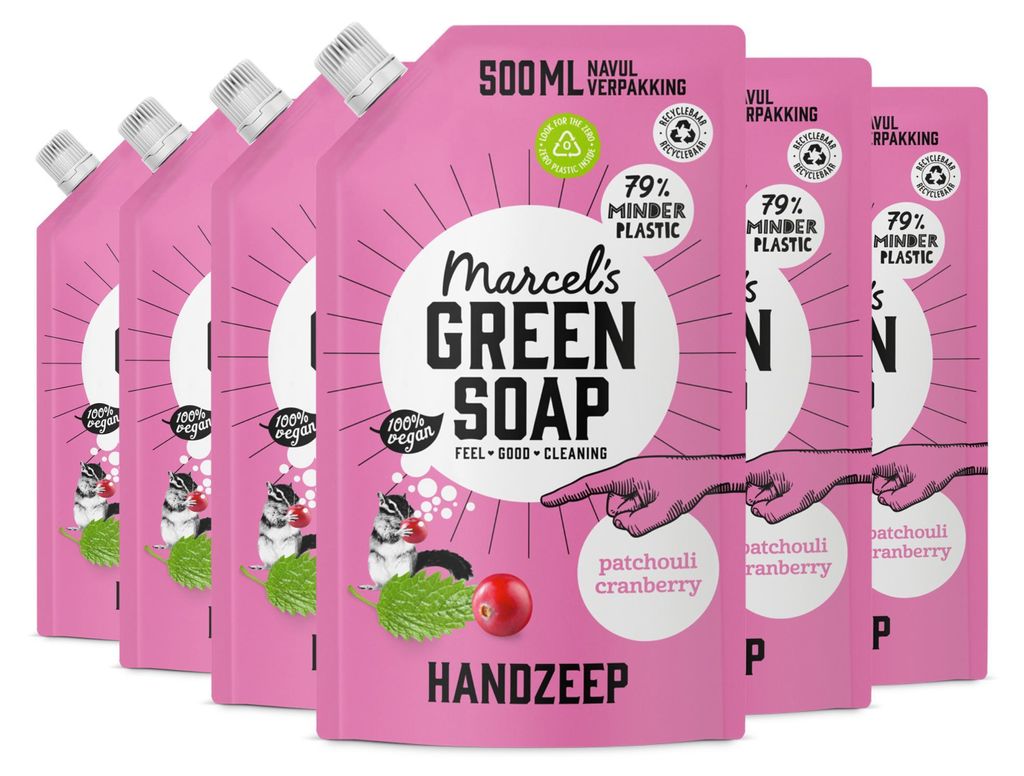 MARCEL'S GREEN SOAP Handseife Patchouli & Cranberry Produktbild 