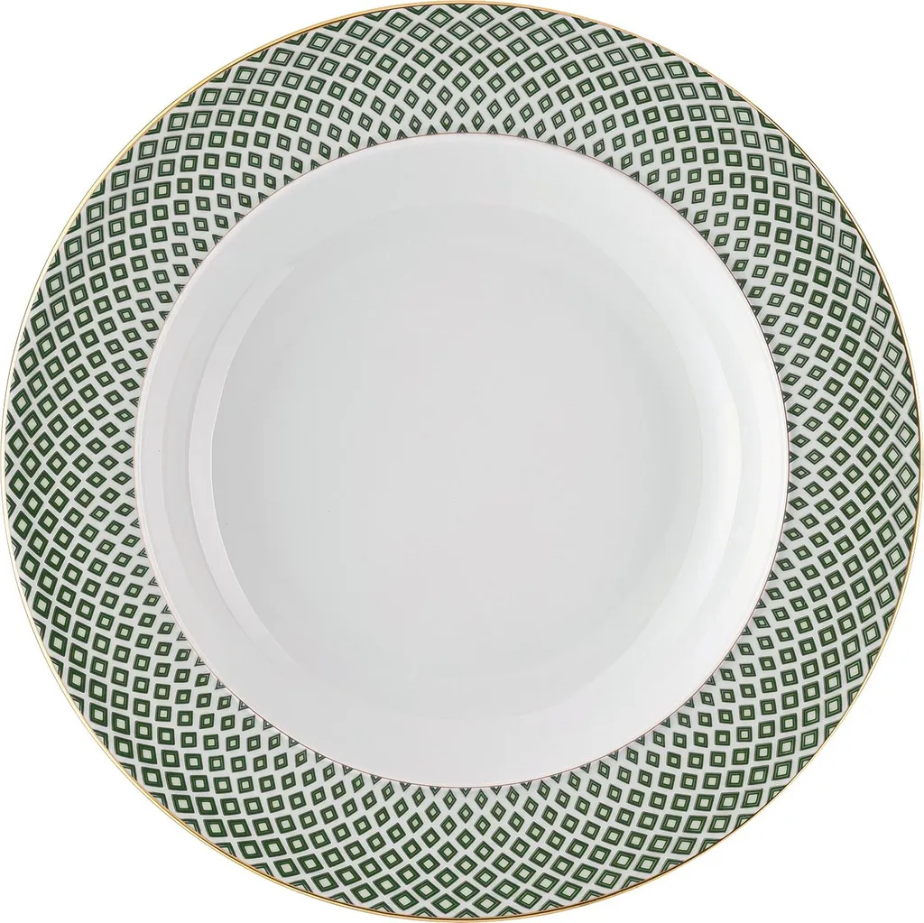 Offerta Rosenthal Carreau Vert Piatto Fondo 22cm - Porcellana Tedesca