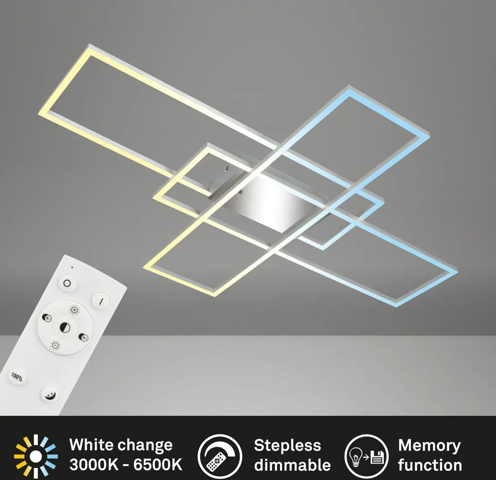 Plafonnier LED variable Roami noir : télécommande et mode veilleuse inclus - 2