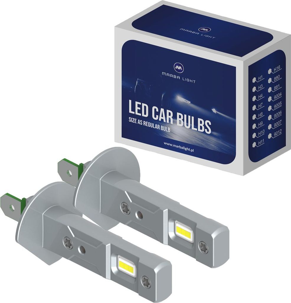 Lampes à LED H1 1DO1 TAILLE ORIGINALE HAUTE EFFICACITÉ Image du produit 