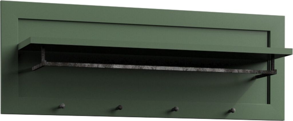 Wandgarderobe für den Flur MARIONA - grün
